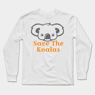 Save The Koalas Long Sleeve T-Shirt